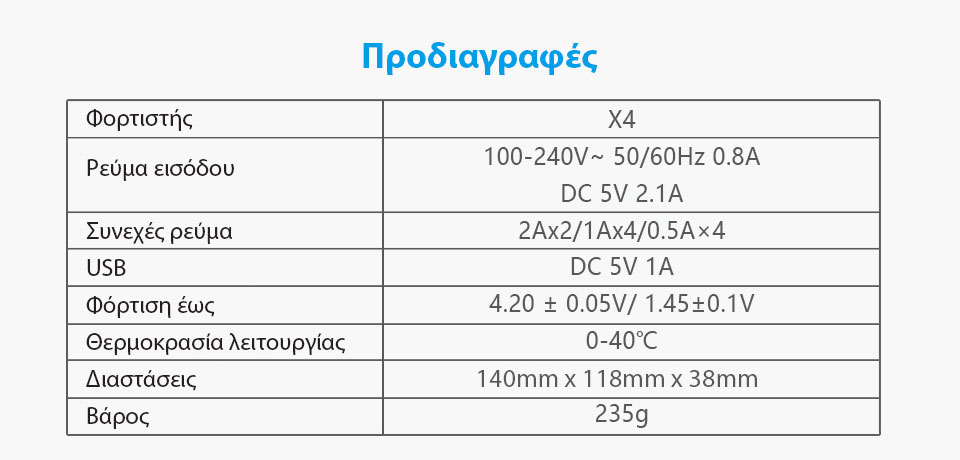 XTAR X4 Charger slider10