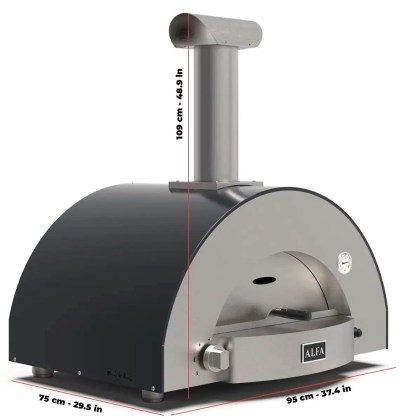 ALFA CLASSICO 2 PIZZE ARDESIA GREY ΞΥΛΟ