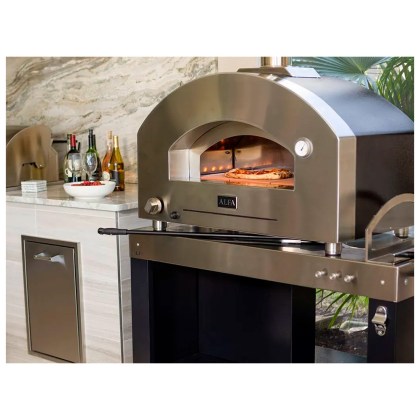ALFA FUTURO 2 PIZZE (Ex Stone Oven) SILVER BLACK ΥΓΡΑΕΡΙΟ / ΞΥΛΟ