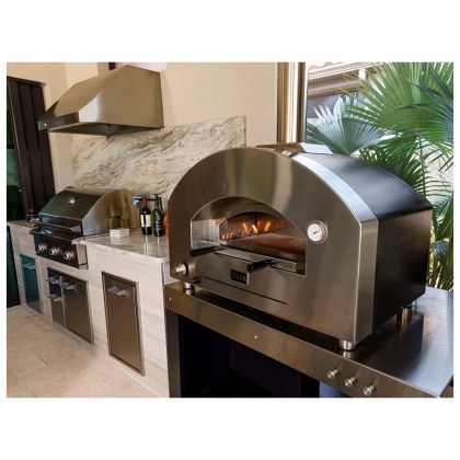 ALFA FUTURO 2 PIZZE (Ex Stone Oven) SILVER BLACK ΥΓΡΑΕΡΙΟ / ΞΥΛΟ