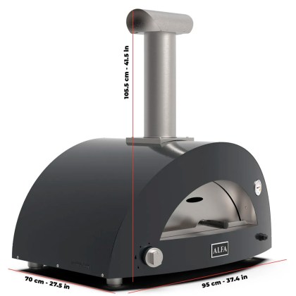 ALFA MODERNO 2 PIZZE ANTIQUE RED ΥΓΡΑΕΡΙΟ / ΞΥΛΟ