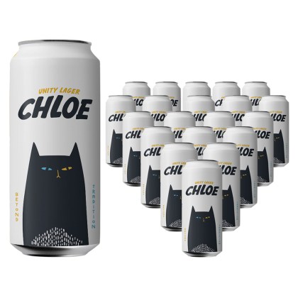 20 x CHLOE UNITY LAGER CAN 500ml Beer