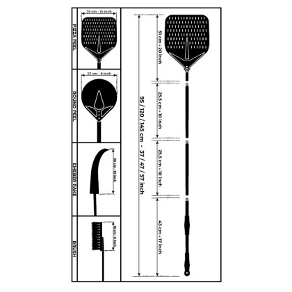 ALFA PEEL SET LARGE - 4 PIECES