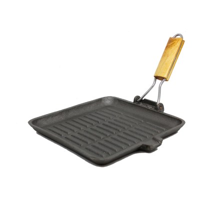 ART GAS CAST IRON GRIDDLE 24x24cm