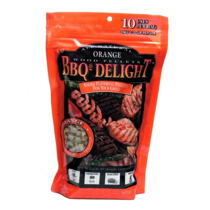 BBQ Delight Smoking pellets Orange 450 gr