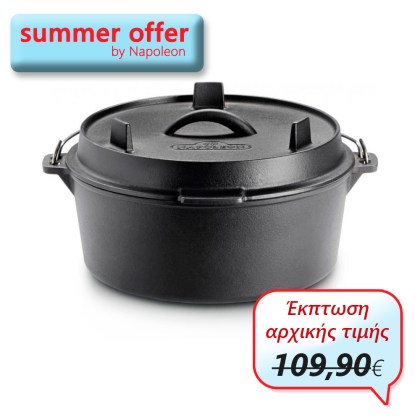 Cast iron pot Dutch Oven 6lt Napoleon