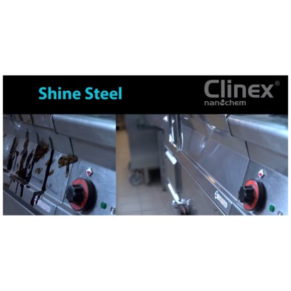 Clinex Shine Steel, Cleaning and glossing agent for stainless steel, 650ml