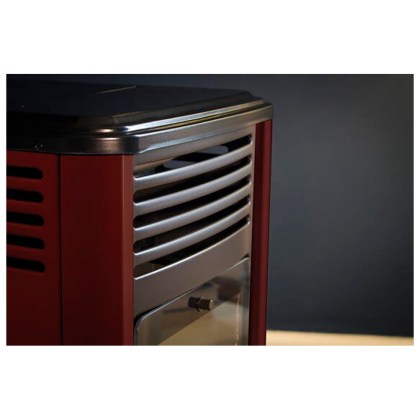 Coral Gas Heater Manhattan Black Red