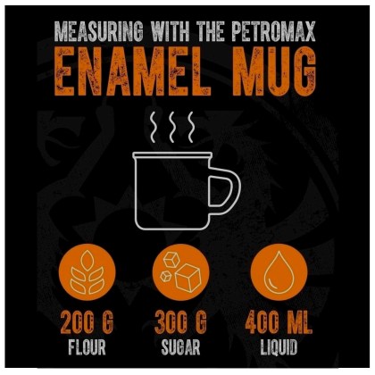Enamel Mug 370ml Black Petromax