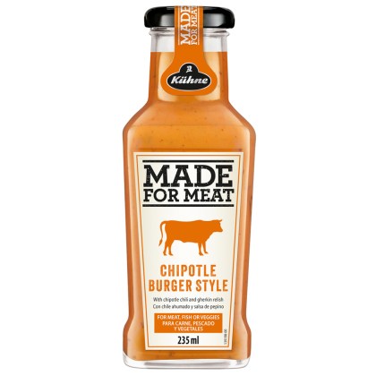 KUHNE SAUCE MEAT CHIPPOTLE BURGERS 235ml