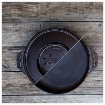 LODGE 14 Inch Cast Iron Cook-It-All