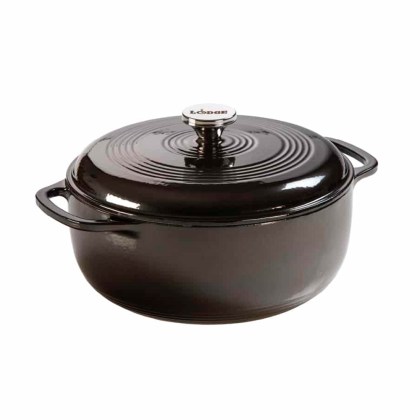 LODGE 5.68 Lt Dutch Oven - Midnight Chrome