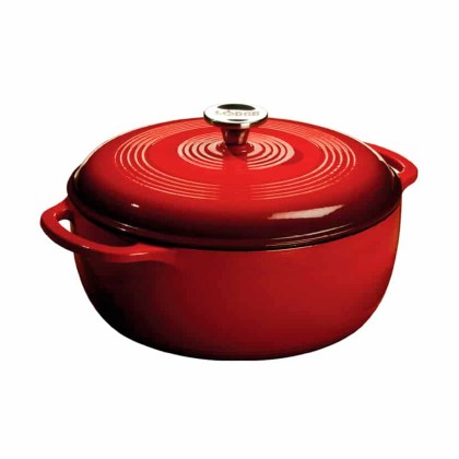 LODGE 5.68 Lt Dutch Oven - Red