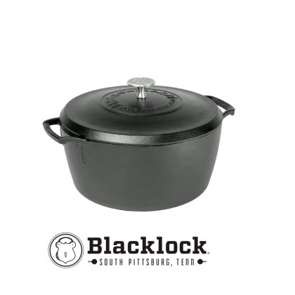LODGE Blacklock Dutch Oven Cast Iron 5,2Lt