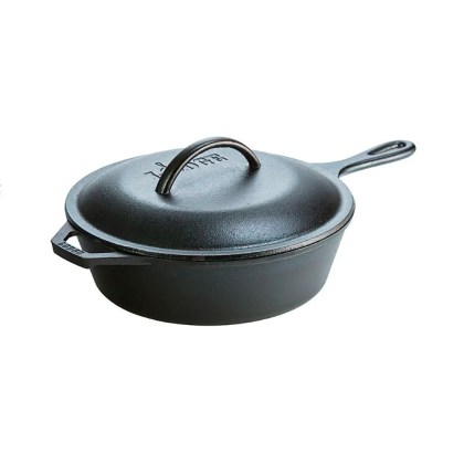 LODGE Cast Iron Deep Pan 2,83Lt With Lid