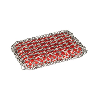 LODGE Chainmail Scrubbing Pad with Silicone