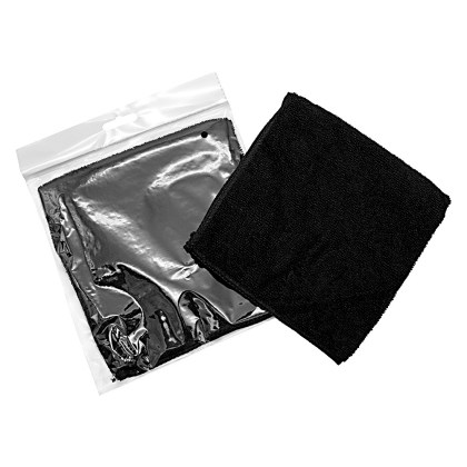 Labico General Purpose Microfiber Cleaning Cloth Black 35x35cm