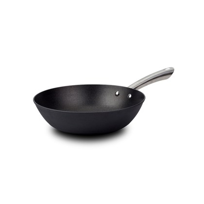 NAVA Wok cast iron non-stick Atlas with stainless steel handle 28cm