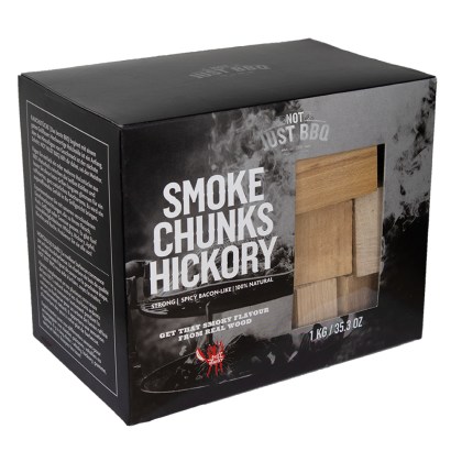 NOT JUST BBQ Smoking wood Hickory Chunks 1kg