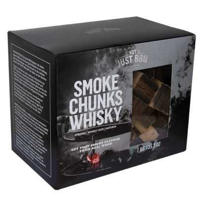 NOT JUST BBQ Smoking Wood Whisky Chunks 1kg
