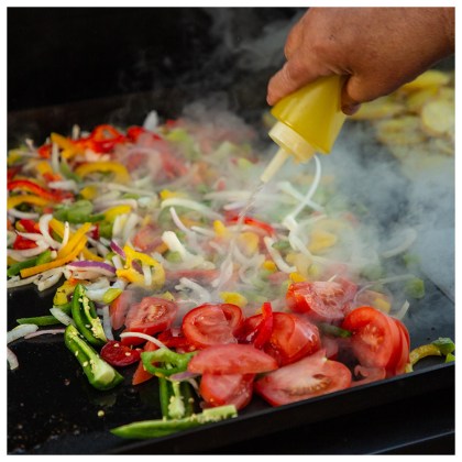 Pit Boss Portable Gas Plancha 5 Burner, Cart (30mb, w/ kit)