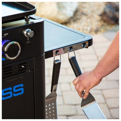 Pit Boss Portable Gas Plancha 5 Burner, Cart (30mb, w/ kit)