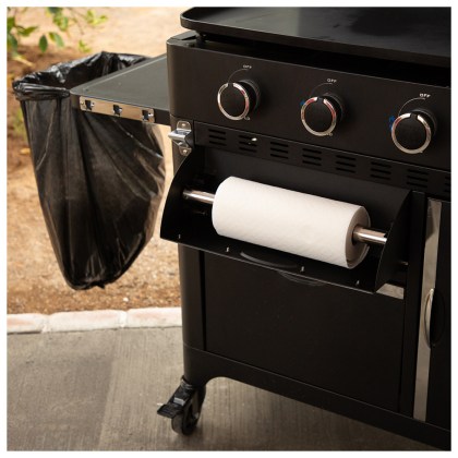 Pit Boss Portable Gas Plancha 5 Burner, Cart (30mb, w/ kit)