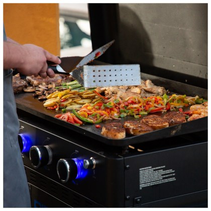 Pit Boss Portable Gas Plancha 5 Burner, Cart (30mb, w/ kit)