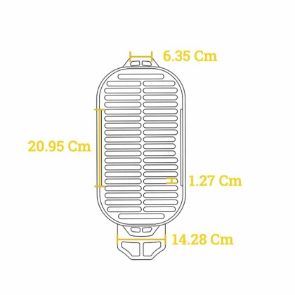 Sportsmans Pro Cast Iron Grill