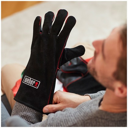 WEBER BBQ Leather Gloves