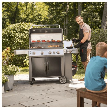 WEBER Genesis ΙΙ EP - 435 Black GAS BBQ Ψησταριά Υγραερίου