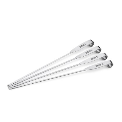 WEBER Skewer Set 4pcs Σετ ανοξείδωτα σουβλάκια 4 τμχ