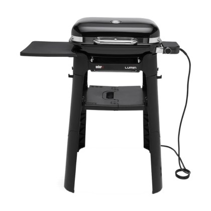 Weber Lumin Compact Electric Grill With Base - Black