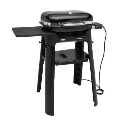 Weber Lumin Compact Electric Grill With Base - Black