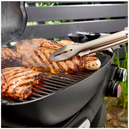 Weber® Q 3200N Gas Grill + Cart + Shelves