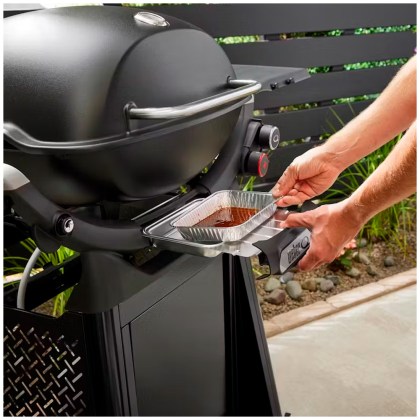 Weber® Q 3200N Gas Grill + Cart + Shelves