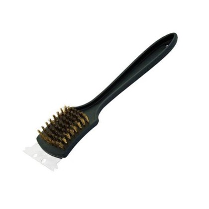 Wire Brush with Sharpener Βούρτσα Συρμάτινη Καθαρισμού Σχαρών Με Ξύστρα