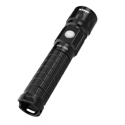 XTAR R30 Rechargeable Flashlight brightness 1200lm Full Set