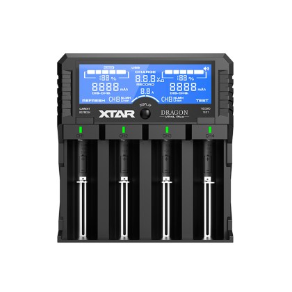 XTAR VP4L Plus Dragon Charger for rechargeable batteries