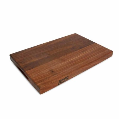 Boos Block – Wooden Cutting Board Pro Chef Black Walnut with Recessed Handle (M) 46x31x4 cm
