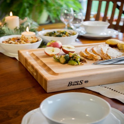 Wooden cutting board 46x31x4cm